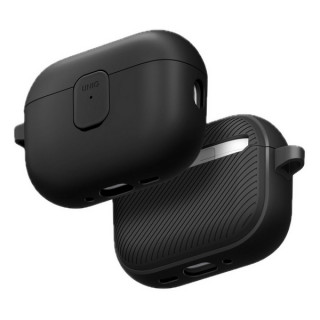 Чехол Uniq Clyde Lock Case для Airpods Pro 3 Black/Dark Grey (AIRPODSPRO3-CLYBLKDGRY)