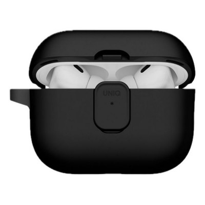 Чехол Uniq Clyde Lock Case для Airpods Pro 3 Black/Dark Grey (AIRPODSPRO3-CLYBLKDGRY)