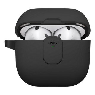 Чехол из полиуретана Uniq CLYDE для AirPods 4 Charcoal/Dark Grey (AIRPODS(2024)-CLYCHRDGRY)