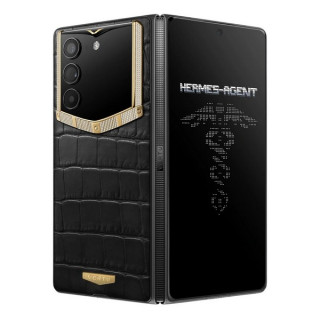 Vertu AlphaFold Bespoke Alligator Skin Gold & Diamond