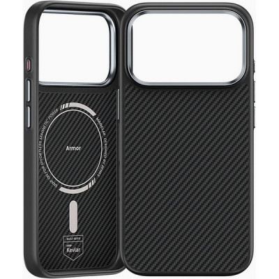 Усиленный чехол Benks Pro 600D Kevlar Case для iPhone 18 Pro/17 Pro 6.3" (C.K.FL.AP.BK.BA72) Black