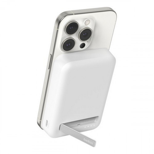 Внешний аккумулятор Belkin BoostCharge Pro Magnetic Power Bank с беспроводной зарядкой 15W 10000mAh (BPD008btWH) белый