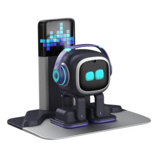 Умный робот EMO Go Home AI Desktop Pet Robot + беспроводная станция GO HOME (Black)