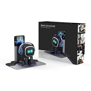 Умный робот EMO Go Home AI Desktop Pet Robot + беспроводная станция GO HOME (Black)