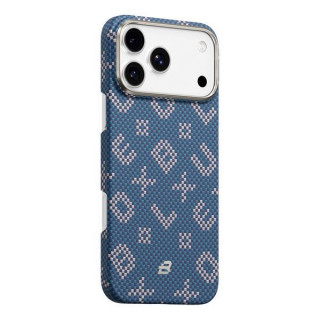 Чехол BlueO Gilded Tactile Woven Aramid Fiber Magnetic Case для iPhone 17 Pro Max Blue (BL061-17promax-Blue)