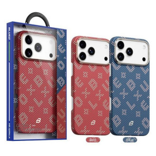 Чехол BlueO Gilded Tactile Woven Aramid Fiber Magnetic Case для iPhone 17 Pro Max Blue (BL061-17promax-Blue)