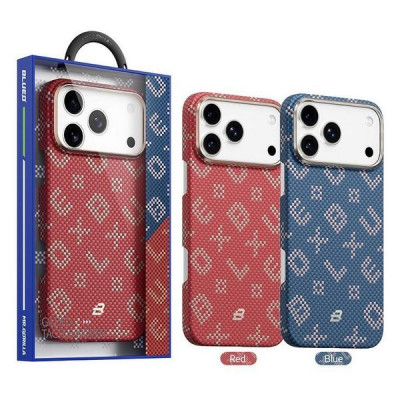 Чехол BlueO Gilded Tactile Woven Aramid Fiber Magnetic Case для iPhone 17 Pro Max Blue (BL061-17promax-Blue)