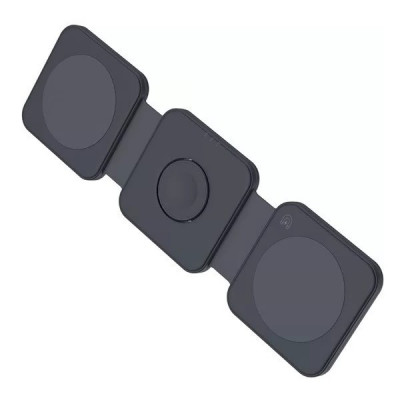 Беспроводное зарядное устройство Dviced 3-in-1 Foldable Magnetic Wireless Charger (DV230003) Black
