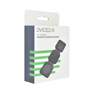 Беспроводное зарядное устройство Dviced 3-in-1 Foldable Magnetic Wireless Charger (DV230003) Black