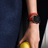 Apple Watch Series 11 Hermes 42 mm Attelage Double Tour Rouge Radieux