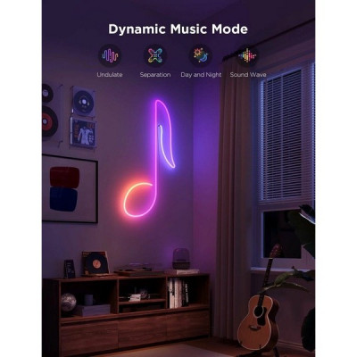 Неоновая светодиодная лента Govee Preinstalled Strip Light 5 м (H61D5301)