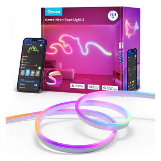 Неоновая светодиодная лента Govee Preinstalled Strip Light 5 м (H61D5301)