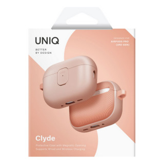 Чехол Uniq Clyde Lock Case для Airpods Pro 3 Light Pink/Crepe Pink (AIRPODSPRO3-CLYLPKCPK)