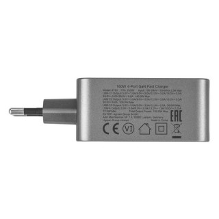 Зарядное устройство Ugreen X763 Nexode Pro 160W USB-A+3*USB-C GaN Tech Fast Charger с кабелем (25877) серый