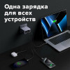 Зарядное устройство Ugreen X763 Nexode Pro 160W USB-A+3*USB-C GaN Tech Fast Charger с кабелем (25877) серый