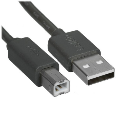 Кабель Belkin USB 2.0 Premium Printer Cable Type-A(M)/USB 2.0 Type-B(M) 1.8м (F3U154BT1.8M) Black