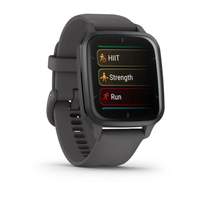 Умные часы Garmin Venu Sq 2 серый с серым алюминиевым безелем 010-02701-10