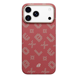 Чехол BlueO Gilded Tactile Woven Aramid Fiber Magnetic Case для iPhone 17 Pro Max Red (BL061-17promax-Red)
