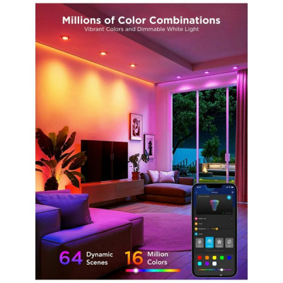 Комплект умных светодиодных ламп Govee GU10 Bulb RGBWW Wifi+Bluetooth 400 Lm (2 шт.) B600D3C1