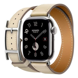 Apple Watch Series 11 Hermes 42 mm Hapi Double Tour Craie