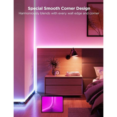 Неоновая светодиодная лента Govee Neon Rope Light for Wall Lining 5 м (H66413D1)