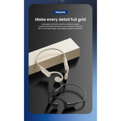 Беспроводные наушники Philips 1000 Series Open-ear Wireless Swimming Headphones (TAA1708BK) Black