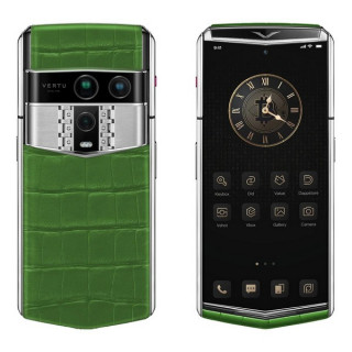 Vertu Agent Q Alligator Skin Bamboo Green