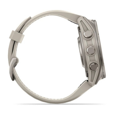 Garmin Fenix 9 43 мм Titanium with Fog Gray Silicone Band (010-04761-00)