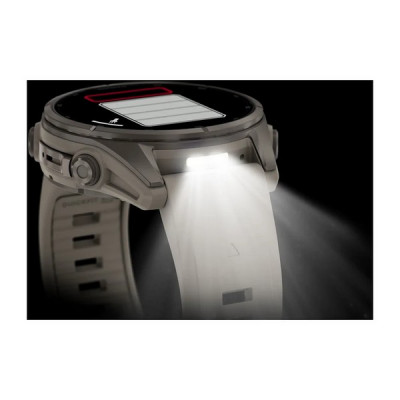 Garmin Fenix 9 43 мм Titanium with Fog Gray Silicone Band (010-04761-00)