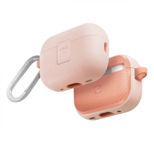 Чехол из полиуретана Uniq CLYDE для AirPods Pro 2 розовый (LIGHT PINK/CREPE PINK) (AIRPODSPRO2-CLYLPKCPK)