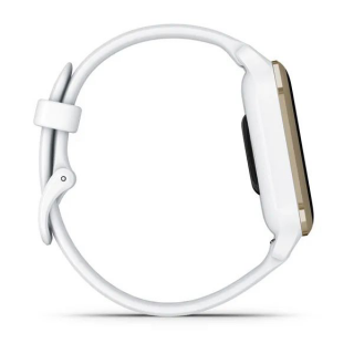 Умные часы Garmin Venu Sq 2 белые с кремово-золотым алюминиевым безелем 010-02701-11