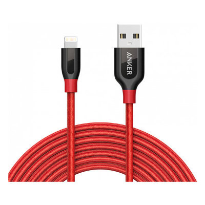 Кабель Anker PowerLine+ Lightning to USB для iPod, iPhone, iPad 3 м (A8123)