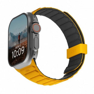 Ремешок силиконовый UAG Pathfinder Silicone для Apple Watch 49/46/45/44 мм (194161118240) Heritage Yellow/Black