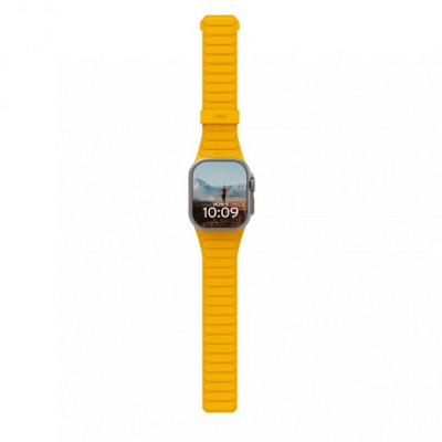 Ремешок силиконовый UAG Pathfinder Silicone для Apple Watch 49/46/45/44 мм (194161118240) Heritage Yellow/Black