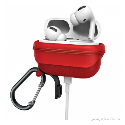 Водонепроницаемый чехол Catalyst Waterproof Premium Case для AirPods Pro, красный (Flame Red)