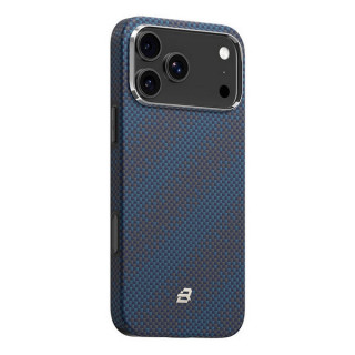 Чехол BlueO Gilded Tactile Woven Galaxy Aramid Fiber Magnetic для iPhone 17 Pro Max Galaxy Blue (BL065-17promax-Blue)