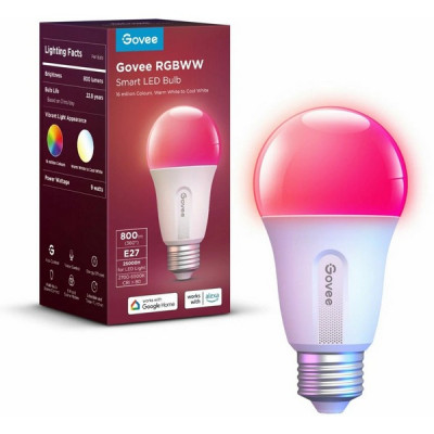 Умная лампа Govee Smart Light Bulb RGBWW Wifi+Bluetooth 800 Lm (H6004CC1)