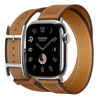 Apple Watch Series 11 Hermes 42 mm Hapi Double Tour Gold