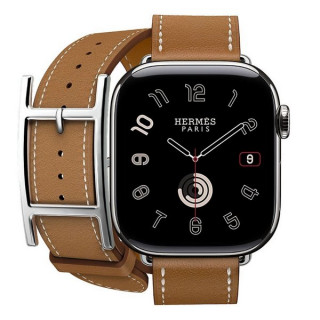 Apple Watch Series 11 Hermes 42 mm Hapi Double Tour Gold