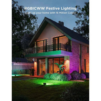 Светодиодные интеллектуальные прожекторы Govee RGBICWW Outdoor Flood Lights 2 1000 Lumen 4 шт. (H8057C11)