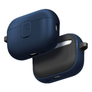 Чехол Uniq Clyde Lock Case для Airpods Pro 3 Royal Blue/Flint Grey (AIRPODSPRO3-CLYRBLUDGRY)