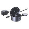 Беспроводное зарядное устройство Ugreen W712 3-in-1 Magnetic Qi2 Wireless Charger 15W (65148) серый космос