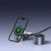 Беспроводное зарядное устройство Ugreen W712 3-in-1 Magnetic Qi2 Wireless Charger 15W (65148) серый космос