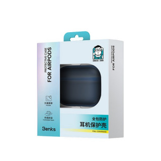 Чехол Benks Mist Protective Case для AirPods Pro 3 (C.K.FF.AP.BE.0044) Blue