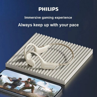 Беспроводные наушники Philips 1000 Series Open-ear Wireless Swimming Headphones (TAA1708WT) White