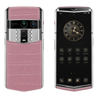 Vertu Agent Q Alligator Skin Sakura Pink