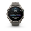 Garmin Fenix 9 43 мм Titanium with Pebble Gray Silicone Band (010-04761-10)