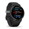 Умные часы Garmin Vivoactive 5 черные с серым безелем и силиконовым ремешком (010-02862-10)