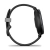 Умные часы Garmin Vivoactive 5 черные с серым безелем и силиконовым ремешком (010-02862-10)
