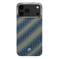 Чехол BlueO Gilded Tactile Woven Galaxy Aramid Fiber Magnetic Case для iPhone 17 Pro Max Galaxy Green (BL065-17promax-Green)